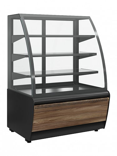 Витрина кондитерская Carboma K70 VM 0,9-2 STANDARD Паттерн (открытая)(П0000009420) от интернет-магазина Climateon
